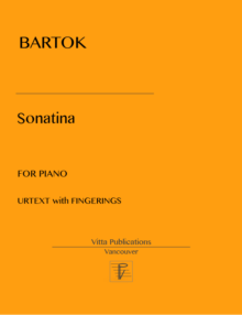 Bartok, Sonatina