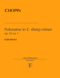 Chopin, Polonaise  in C sharp minor, op. 26 no. 1