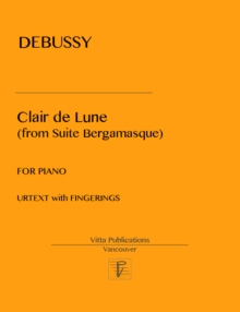 Debussy, Clair de Lune from Suite Bergamasque