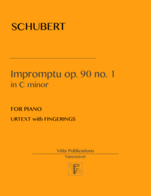 Schubert. Impromptu op. 90 no. 1, in C minor